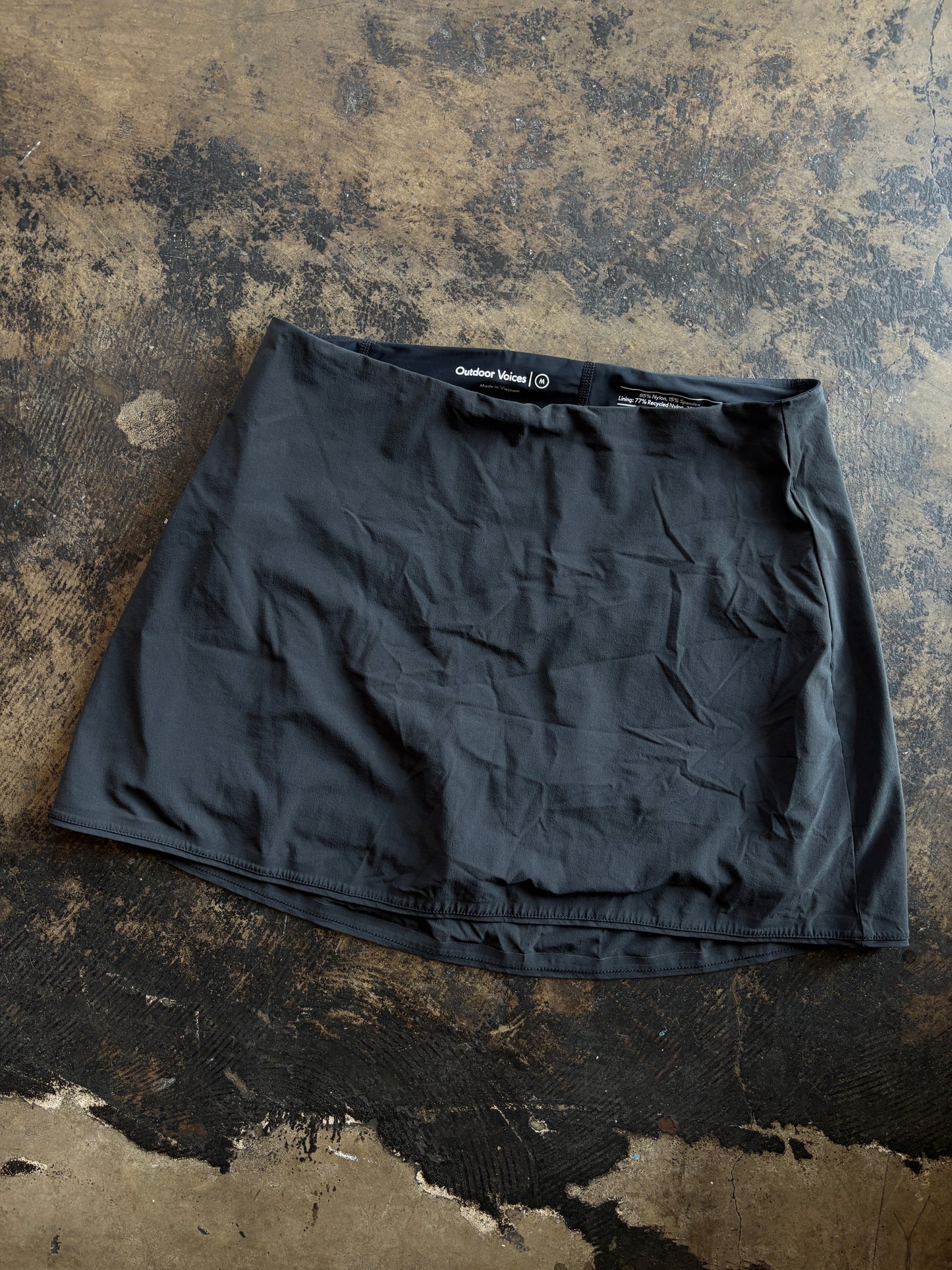 Black Outdoor Voices Tennis Skort