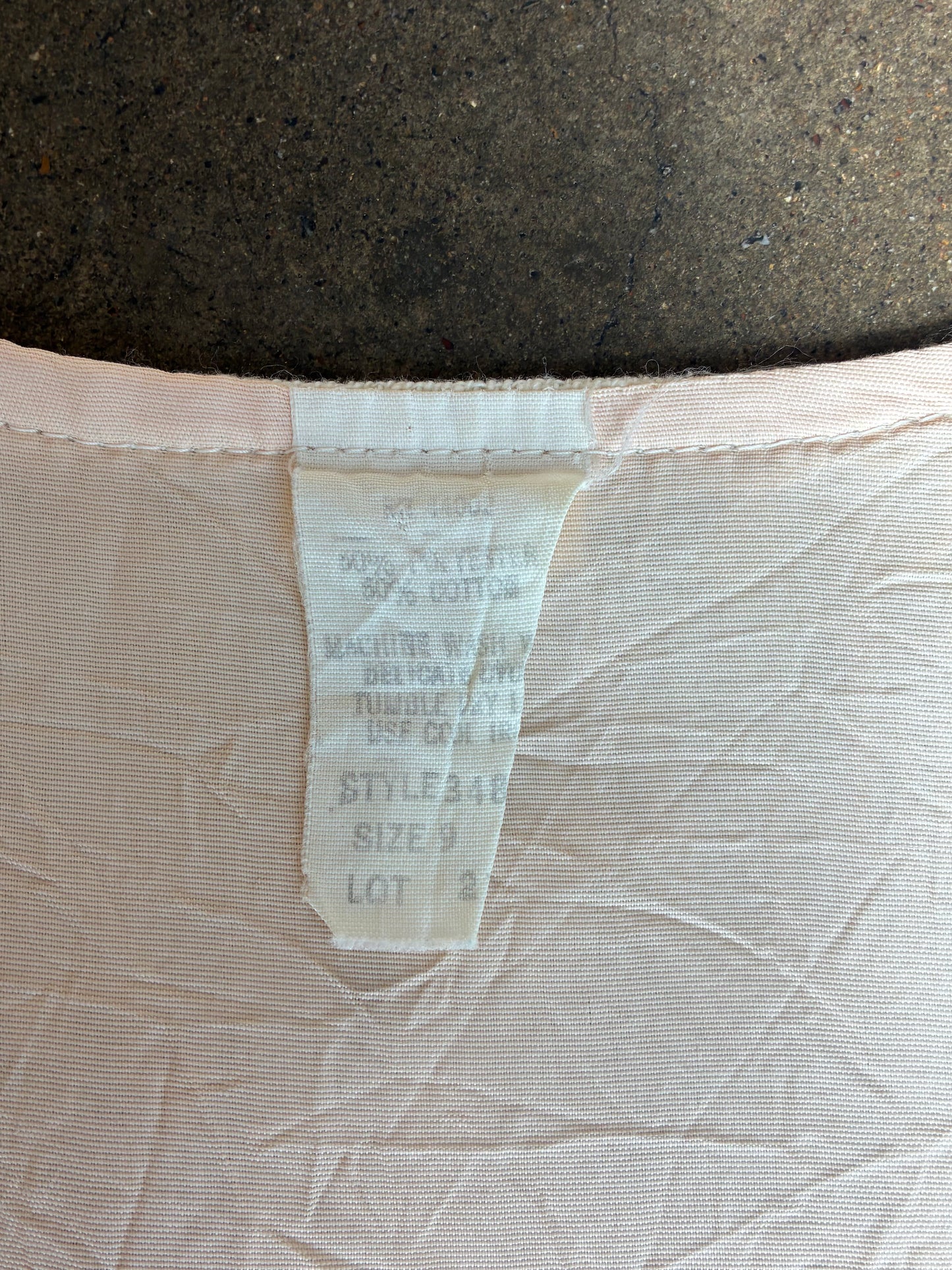 Cream Linen Vest W/ Pockets