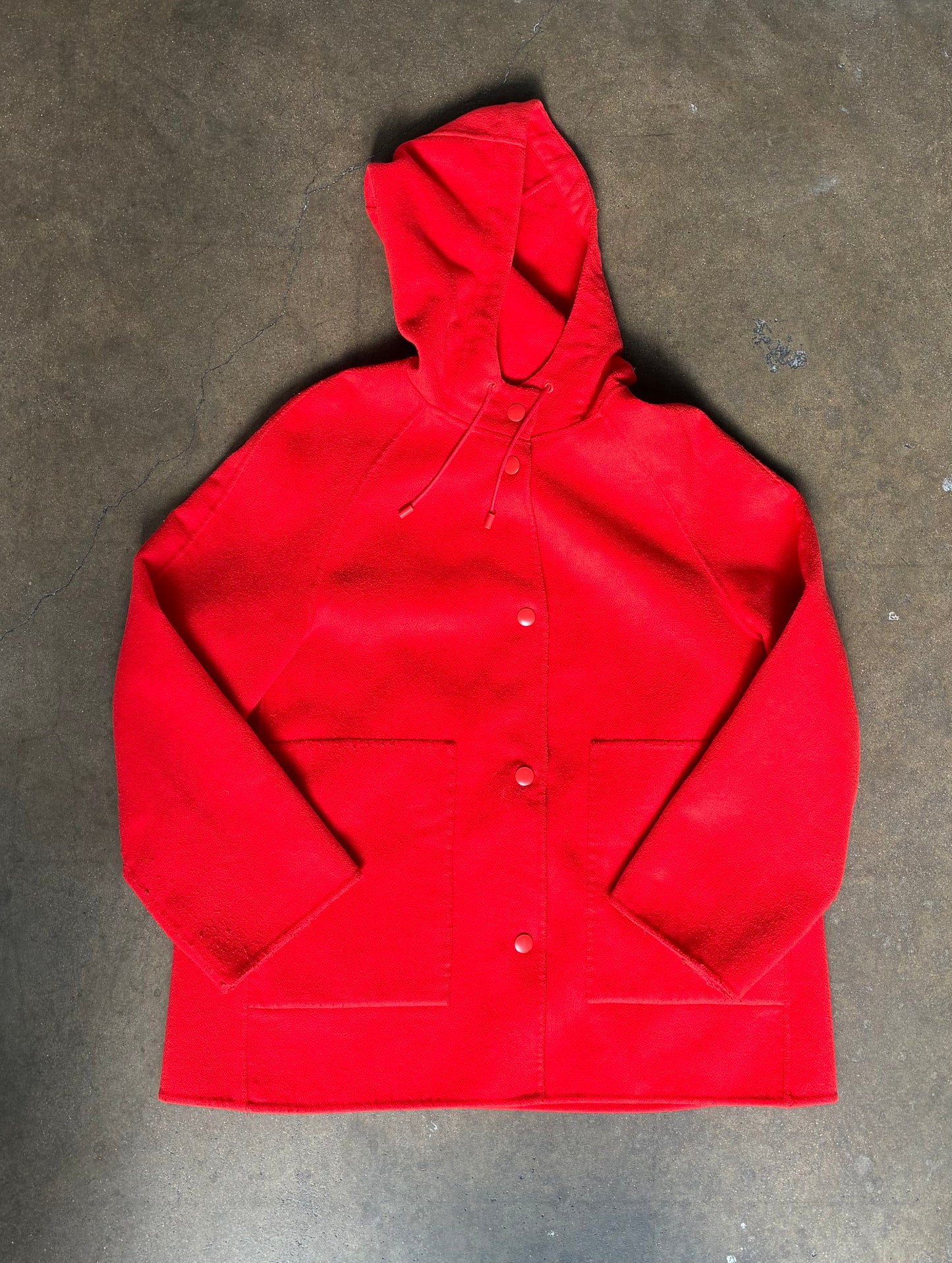 Bright Red Wool Jacket