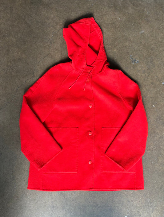 Bright Red Wool Jacket