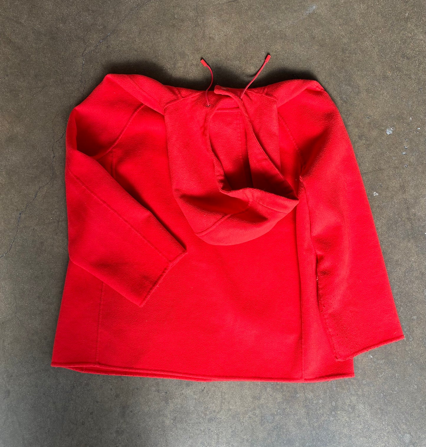 Bright Red Wool Jacket