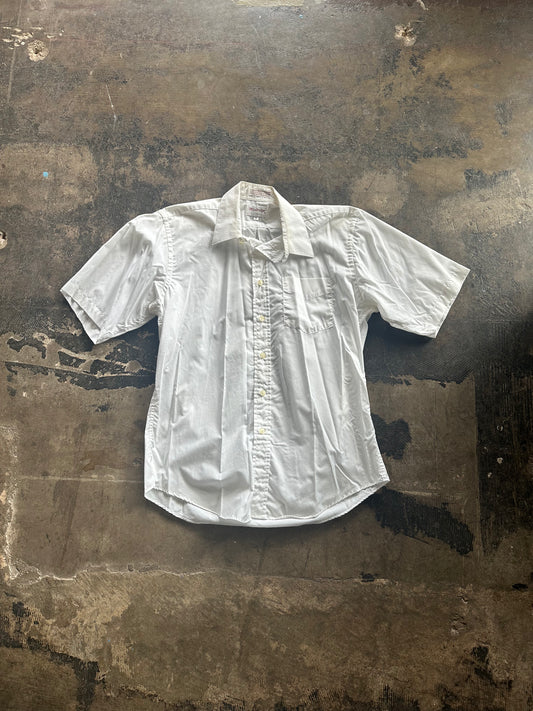 Windridge White Short Sleeve Button Up