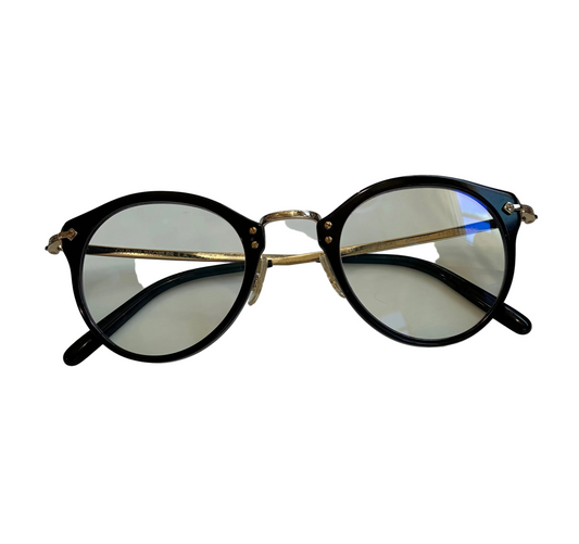Gold + Black Oliver Peoples Glasses