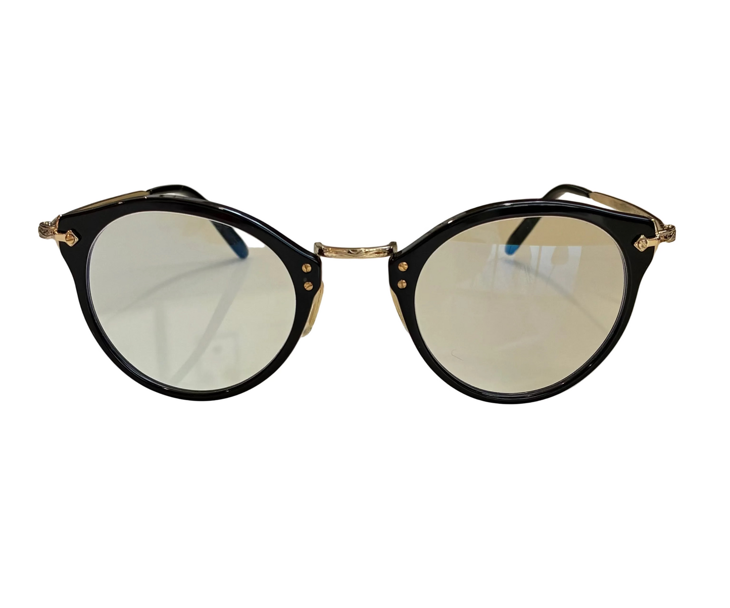 Gold + Black Oliver Peoples Glasses