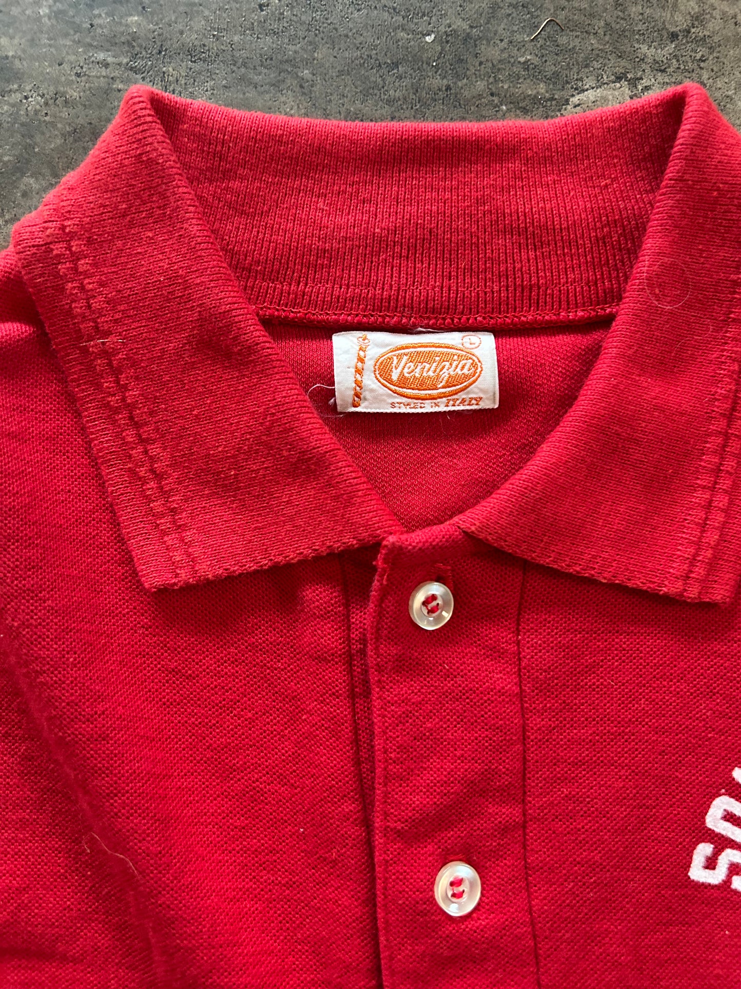 Red Southwestern Coaching Staff Polo Short Sleeve