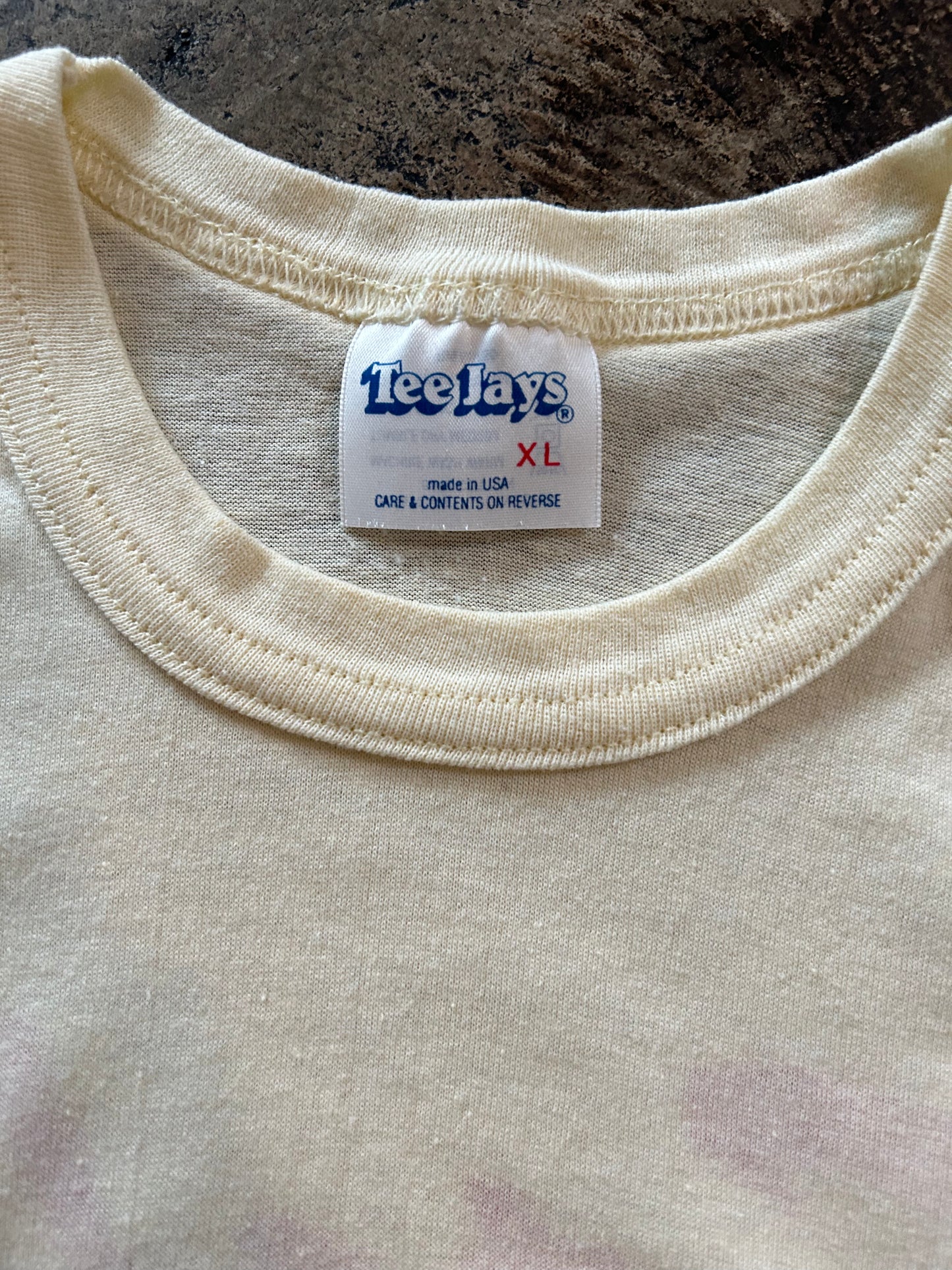 Pale Yellow Festival of Two Rivers Staff Tee