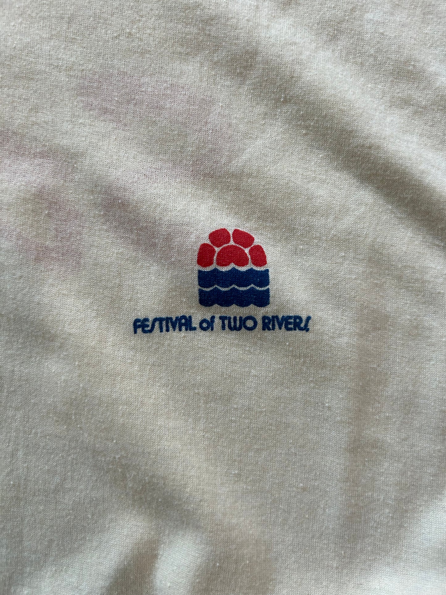 Pale Yellow Festival of Two Rivers Staff Tee