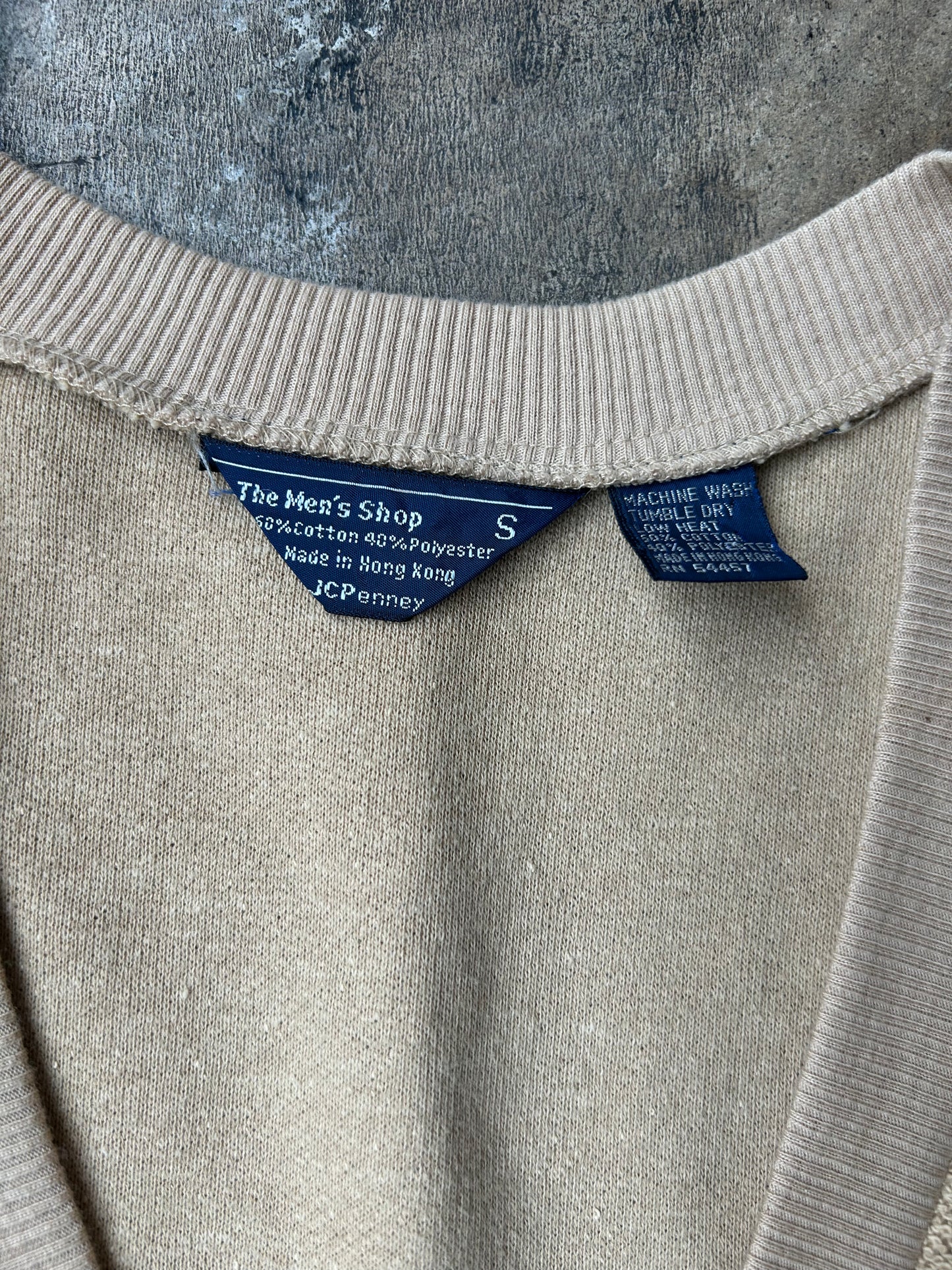 The Men's Shop Tan Vest W/ Pockets