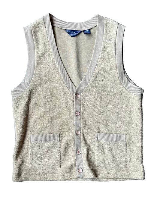 The Men's Shop Tan Vest W/ Pockets