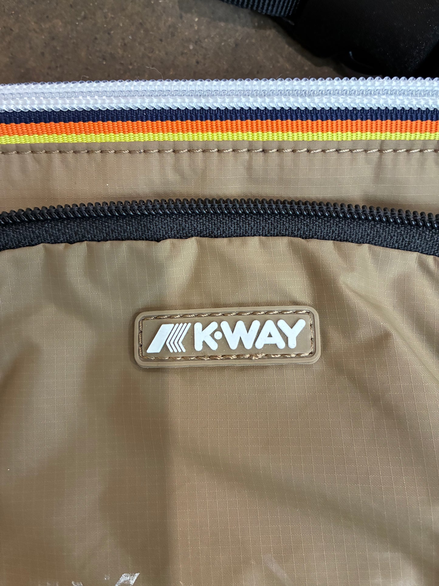 Brown K-Way Fanny Pack
