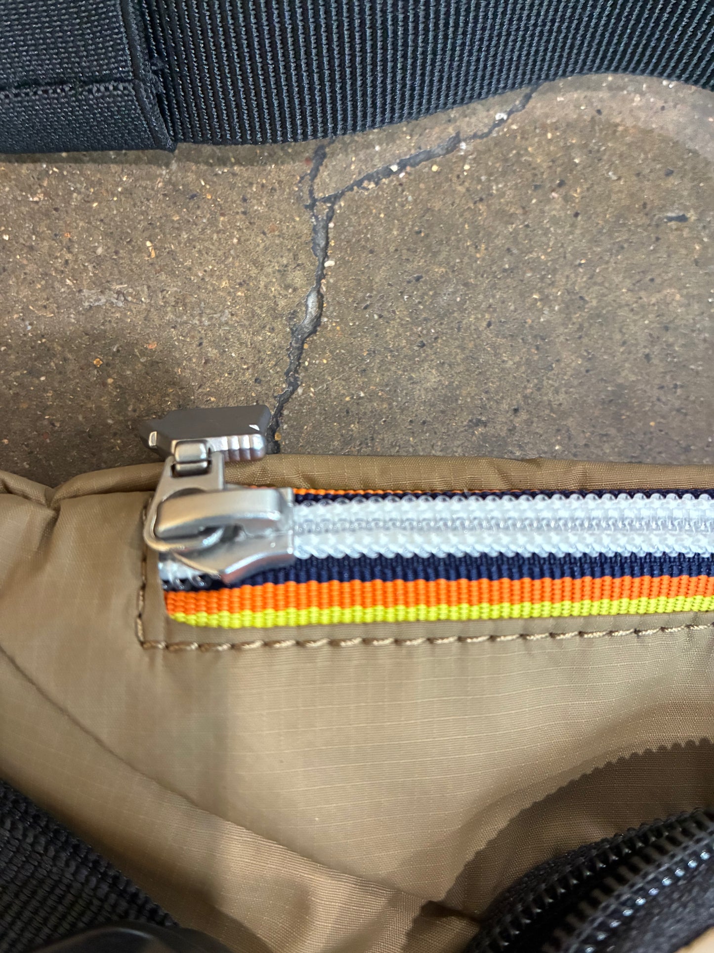 Brown K-Way Fanny Pack