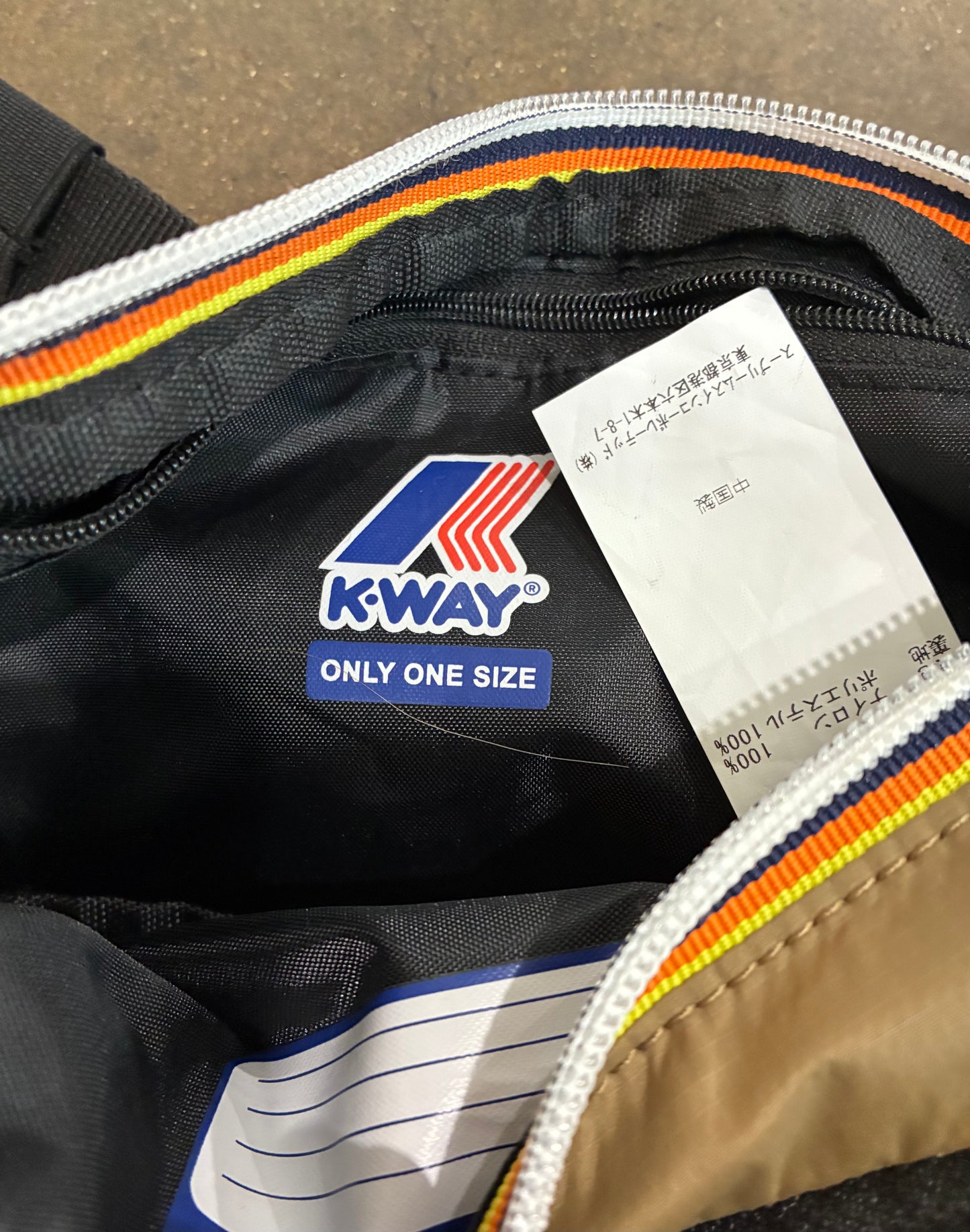 Brown K-Way Fanny Pack