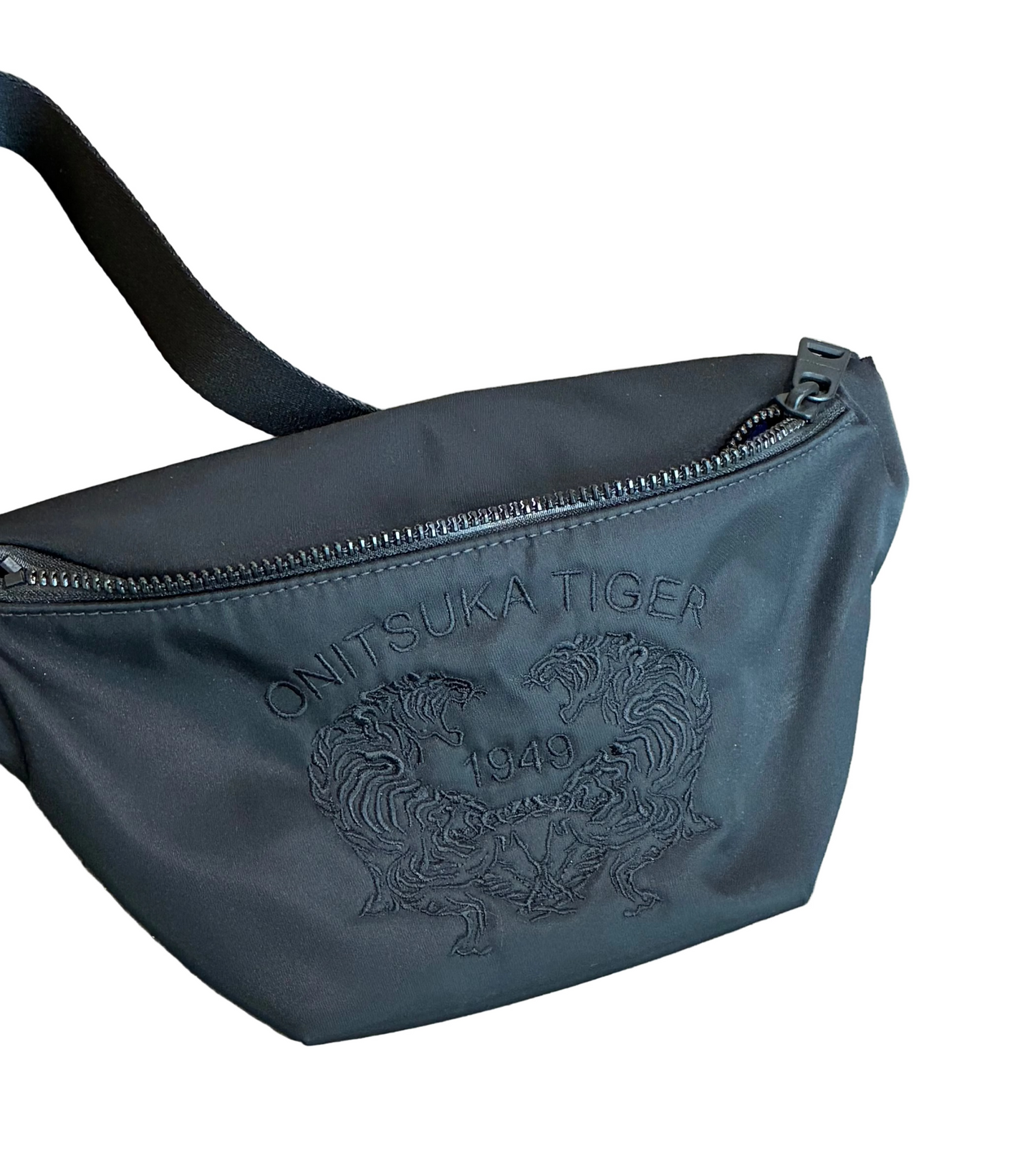 Black Onitsuka Tiger Fanny Pack