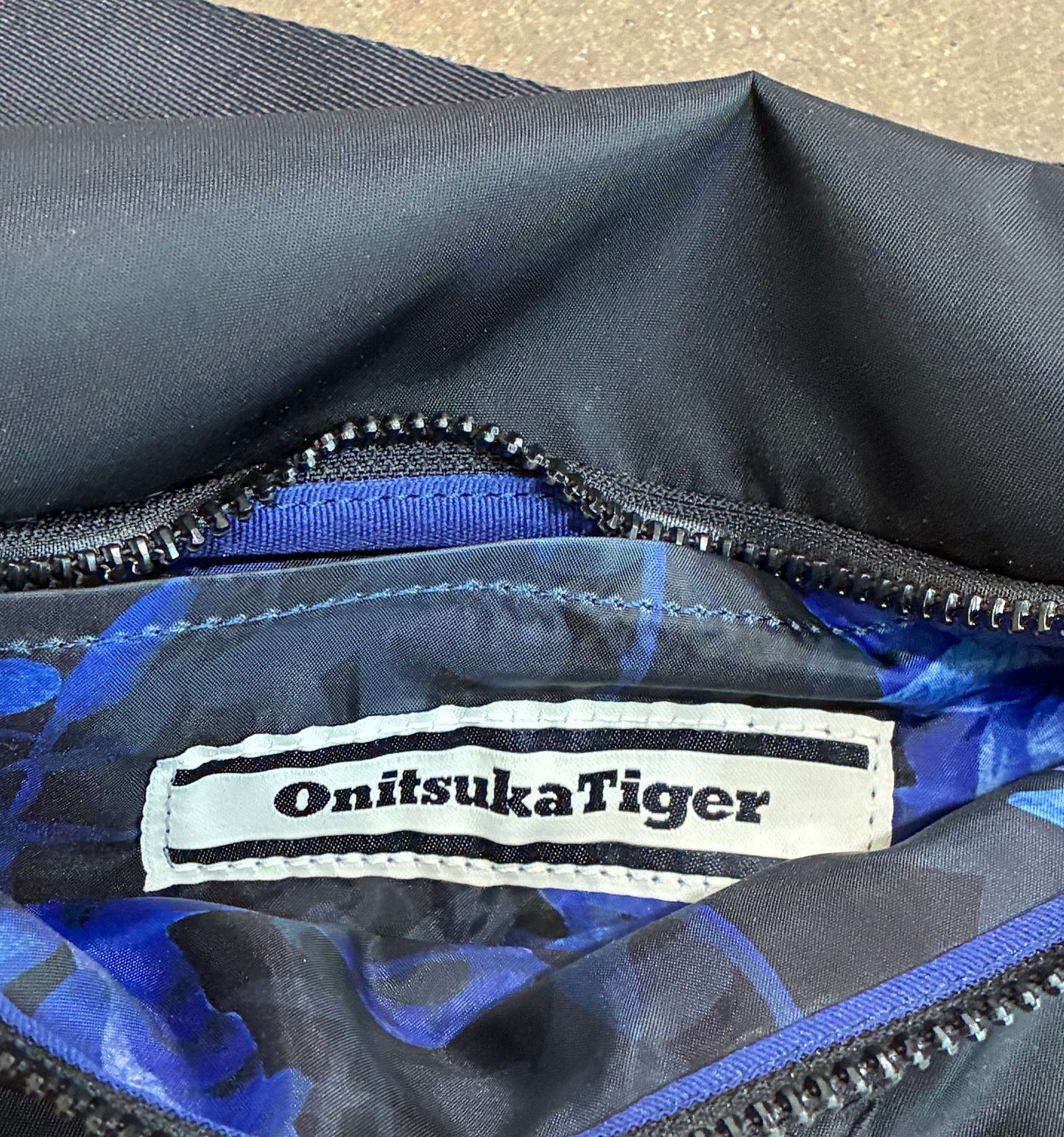 Black Onitsuka Tiger Fanny Pack