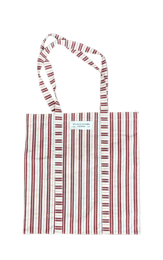 Sezane Striped Tote