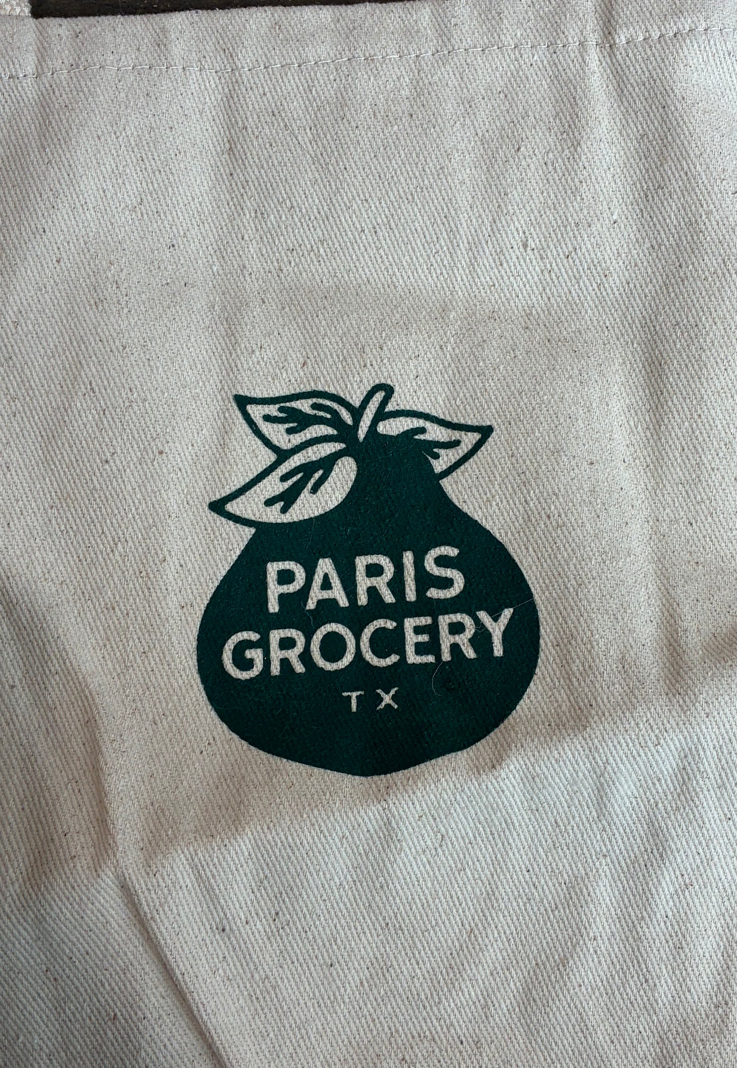 Canvas Paris Grocery Tote
