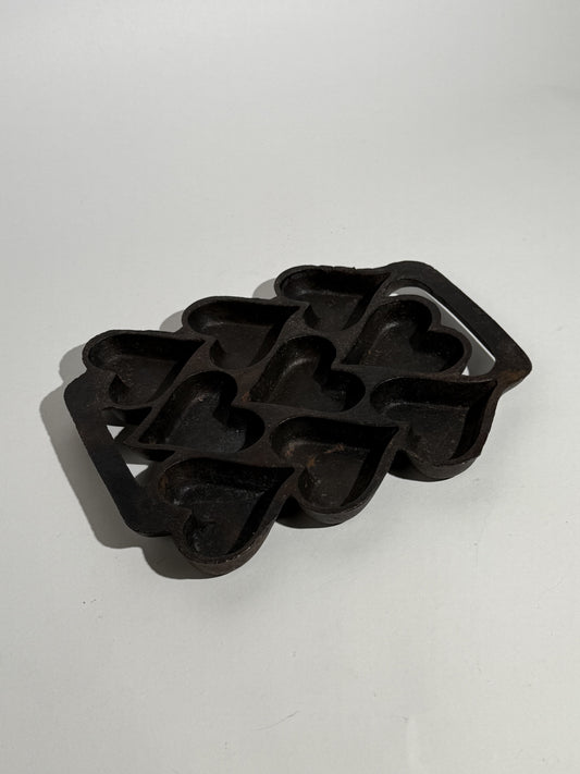 Heart Shaped Cast Iron Pan