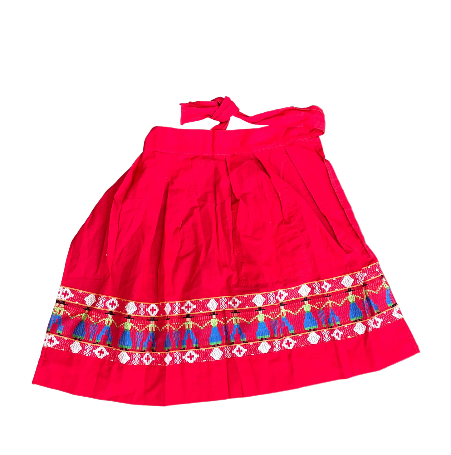 Red Patterned Apron
