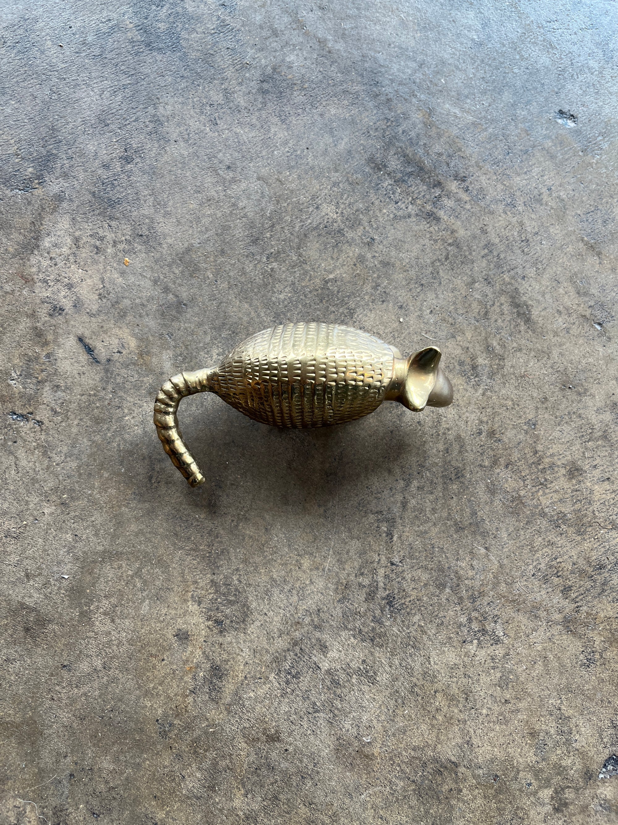 Brass Armadillo Paperweight