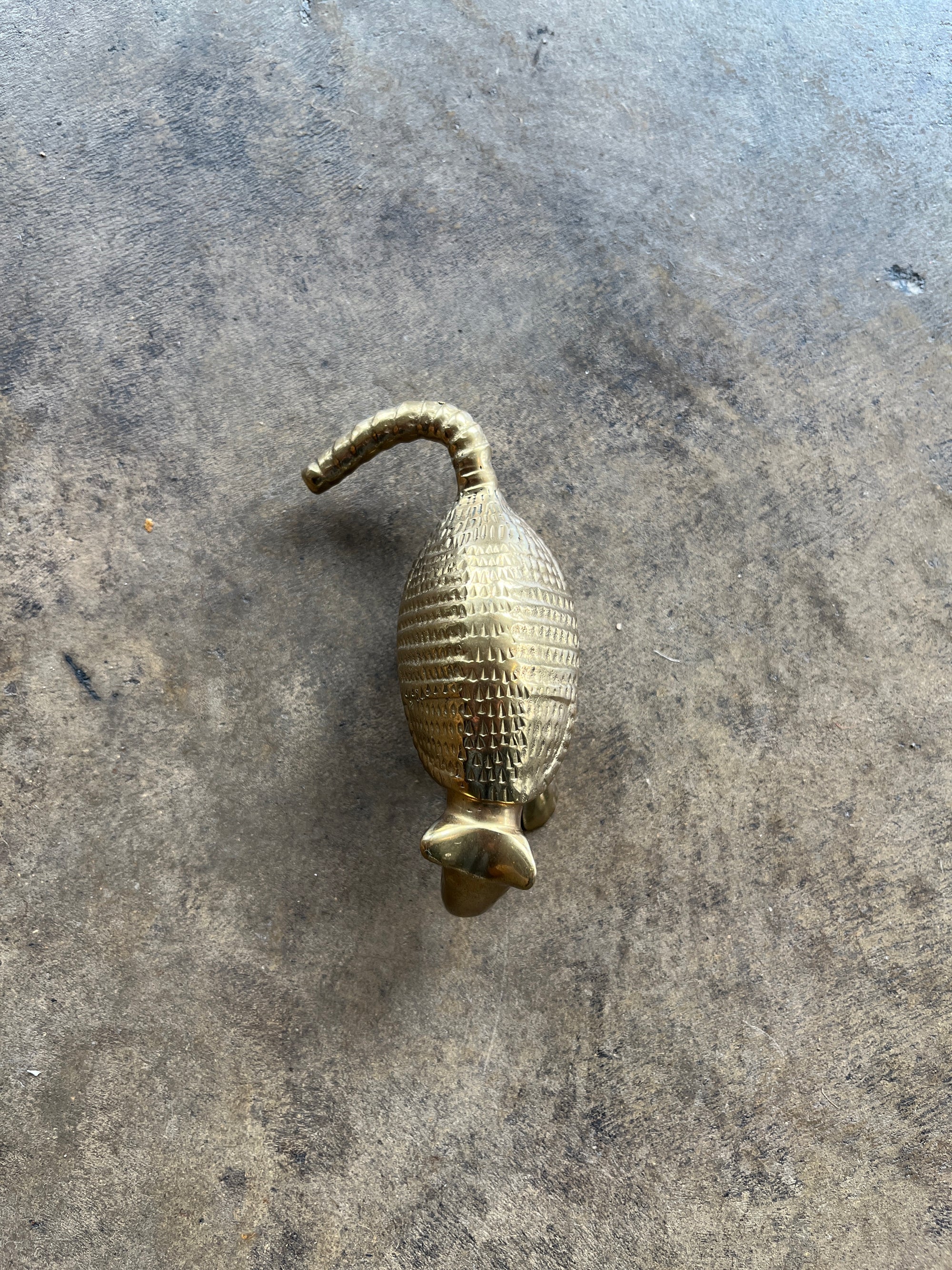 Brass Armadillo Paperweight