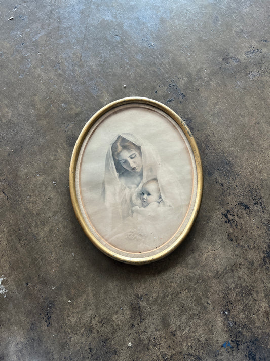 Framed Mother + Child Momento