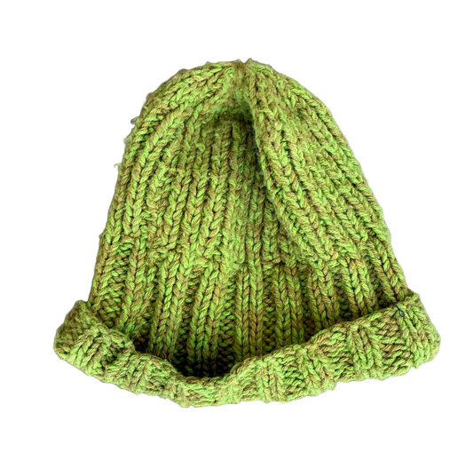 Green Knit Beanie