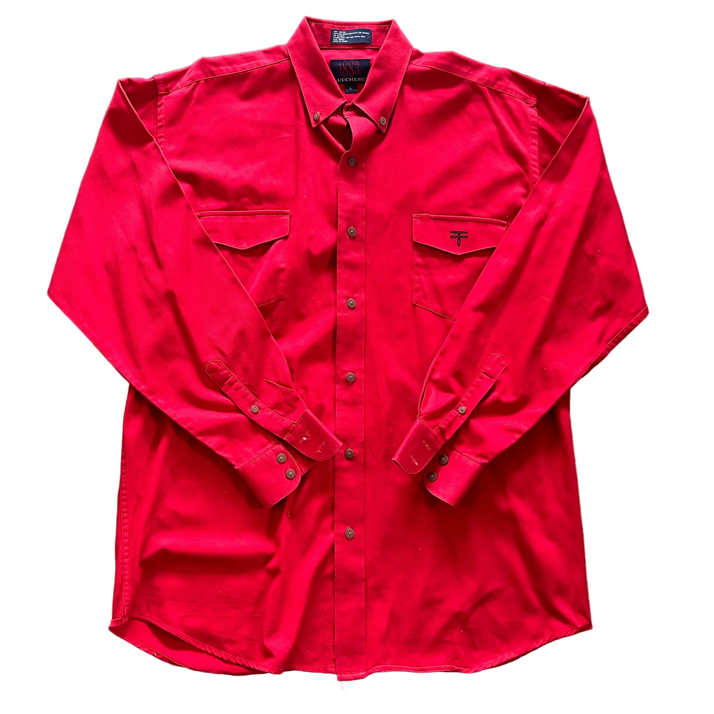 Red Lucchese Button Up