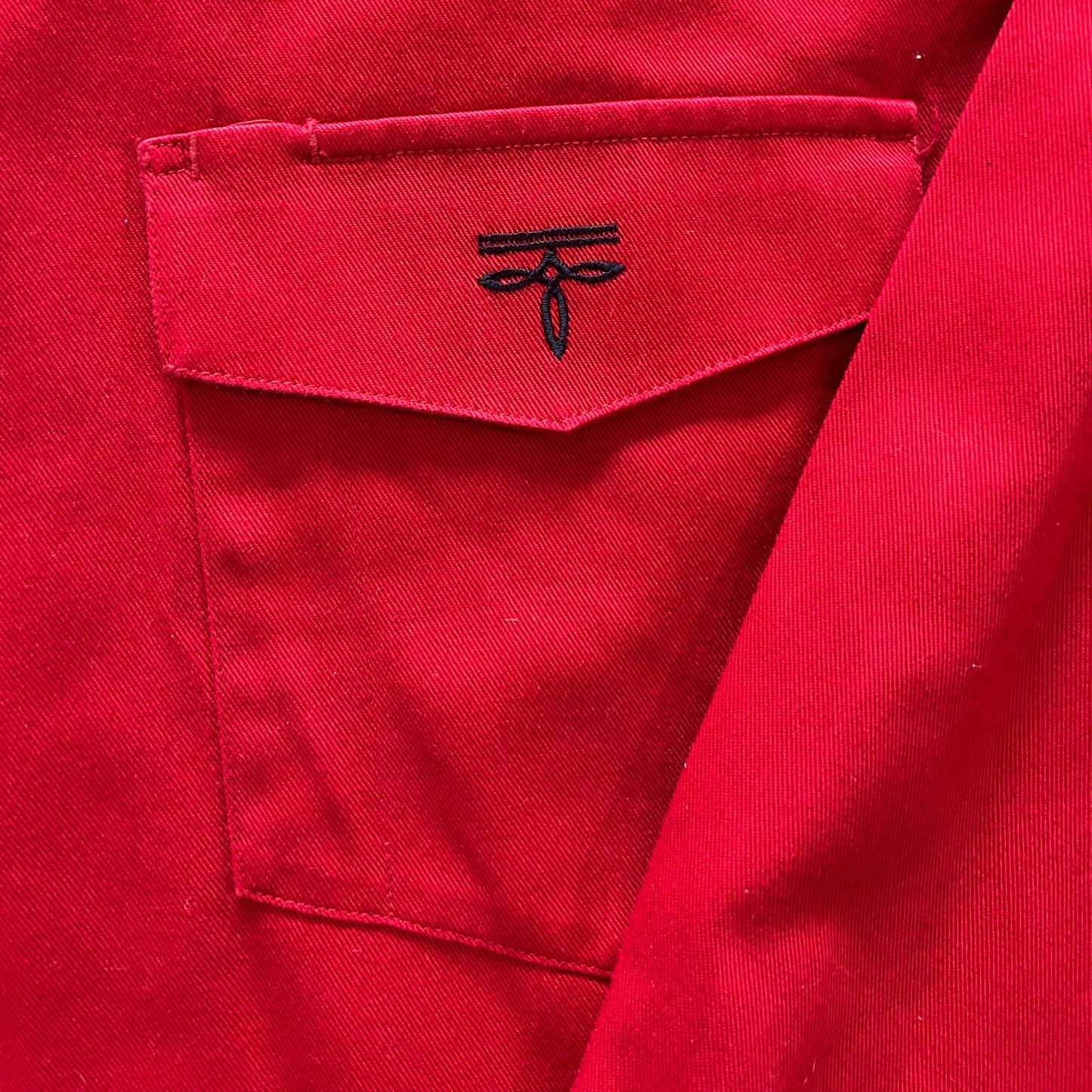 Red Lucchese Button Up
