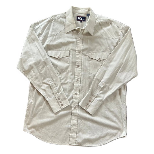 Light Gray Resistol Pearl Snap