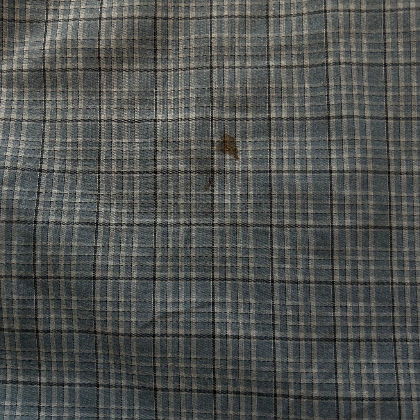 Blue Plaid Plains Short Sleeve Pearl Snap