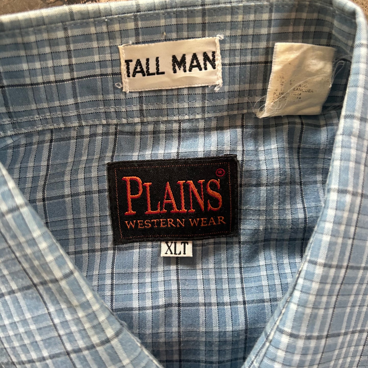 Blue Plaid Plains Short Sleeve Pearl Snap