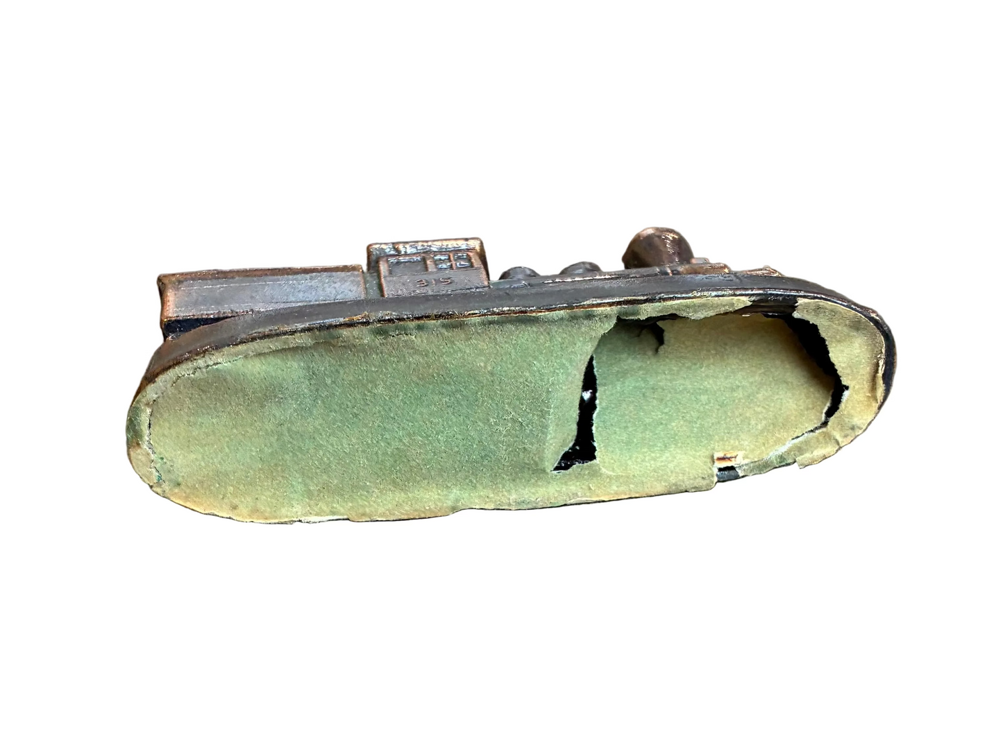 Copper Train Figurine
