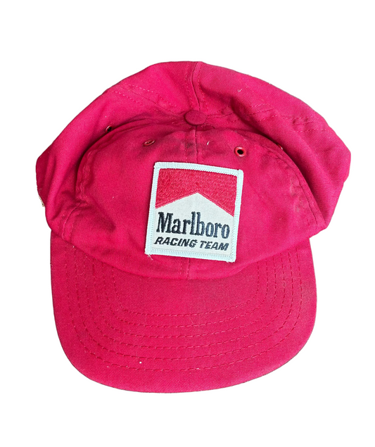 Red Marlboro Racing Team Snapback Hat