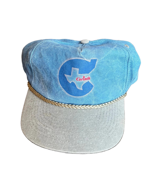 Blue + Gray Corinth Hat