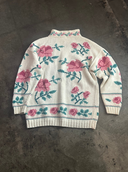 Rose Knit Sweater