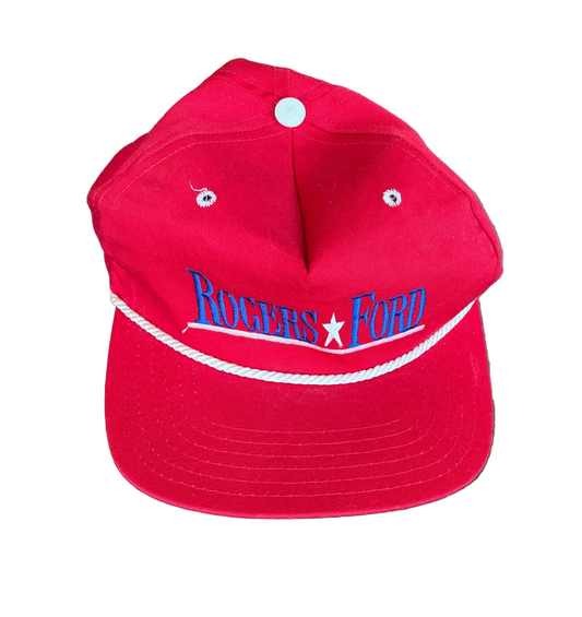 Red Rogers Ford Rope Brim Hat