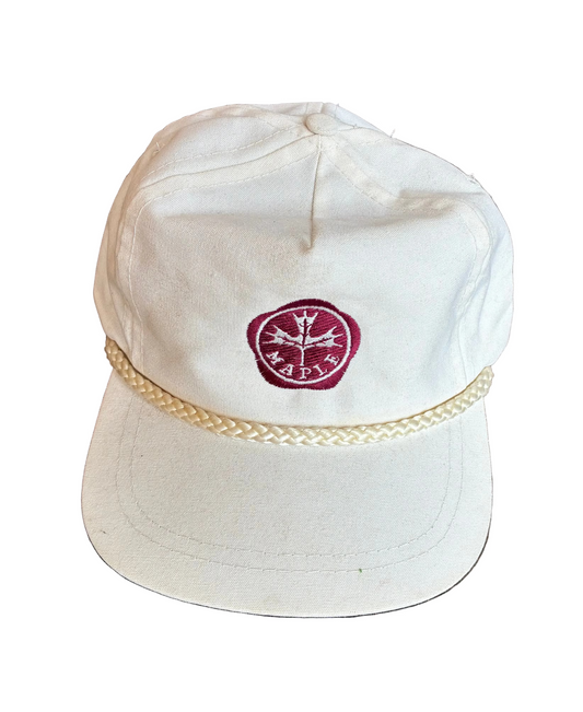 White Maple Rope Brim Hat