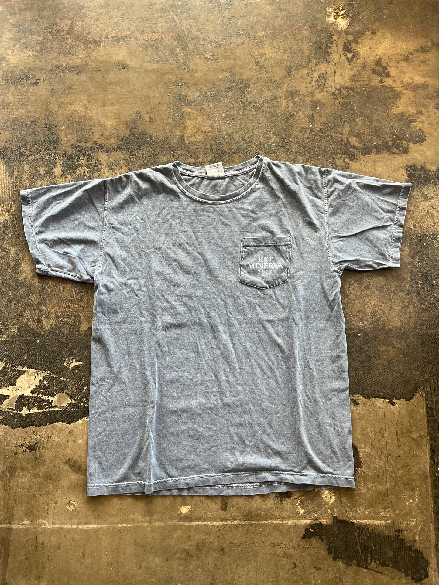 Faded Navy Kappa Kappa Gamma Pocket Tee