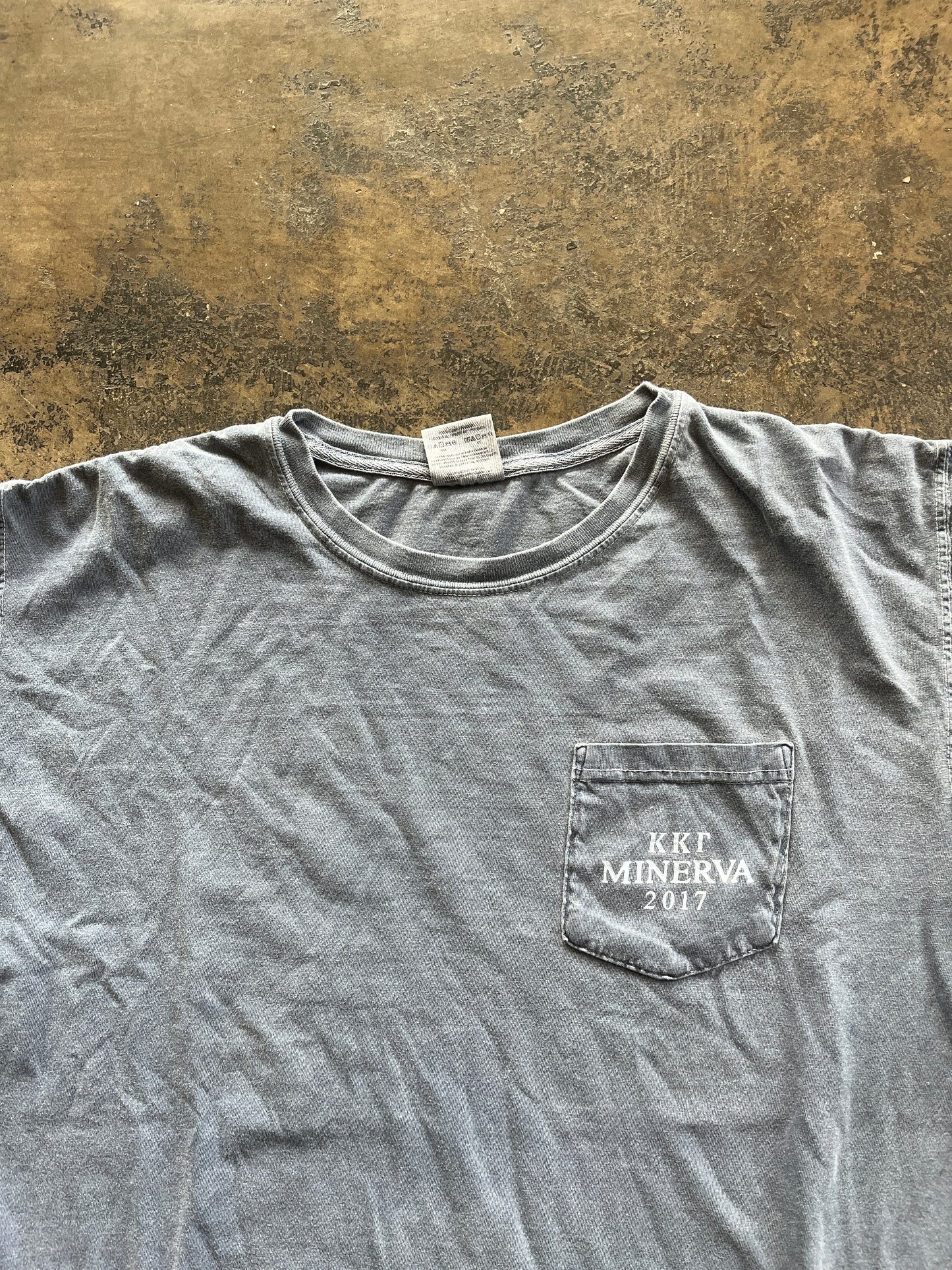 Faded Navy Kappa Kappa Gamma Pocket Tee