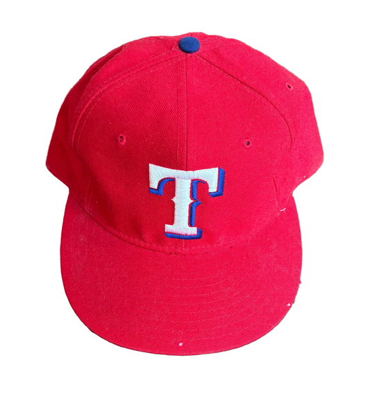 Red Texas Rangers Fitted Hat