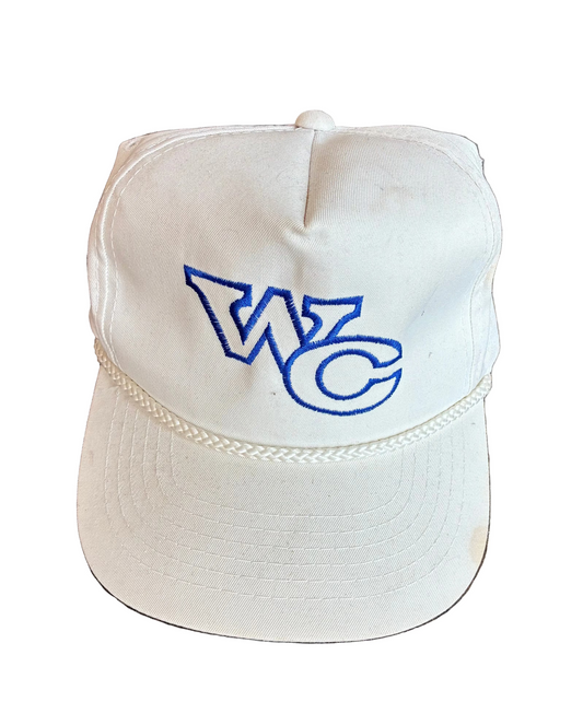 White "WC" Rope Brim Hat