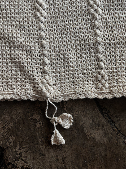 Joy of the Islands Cream Crochet Top