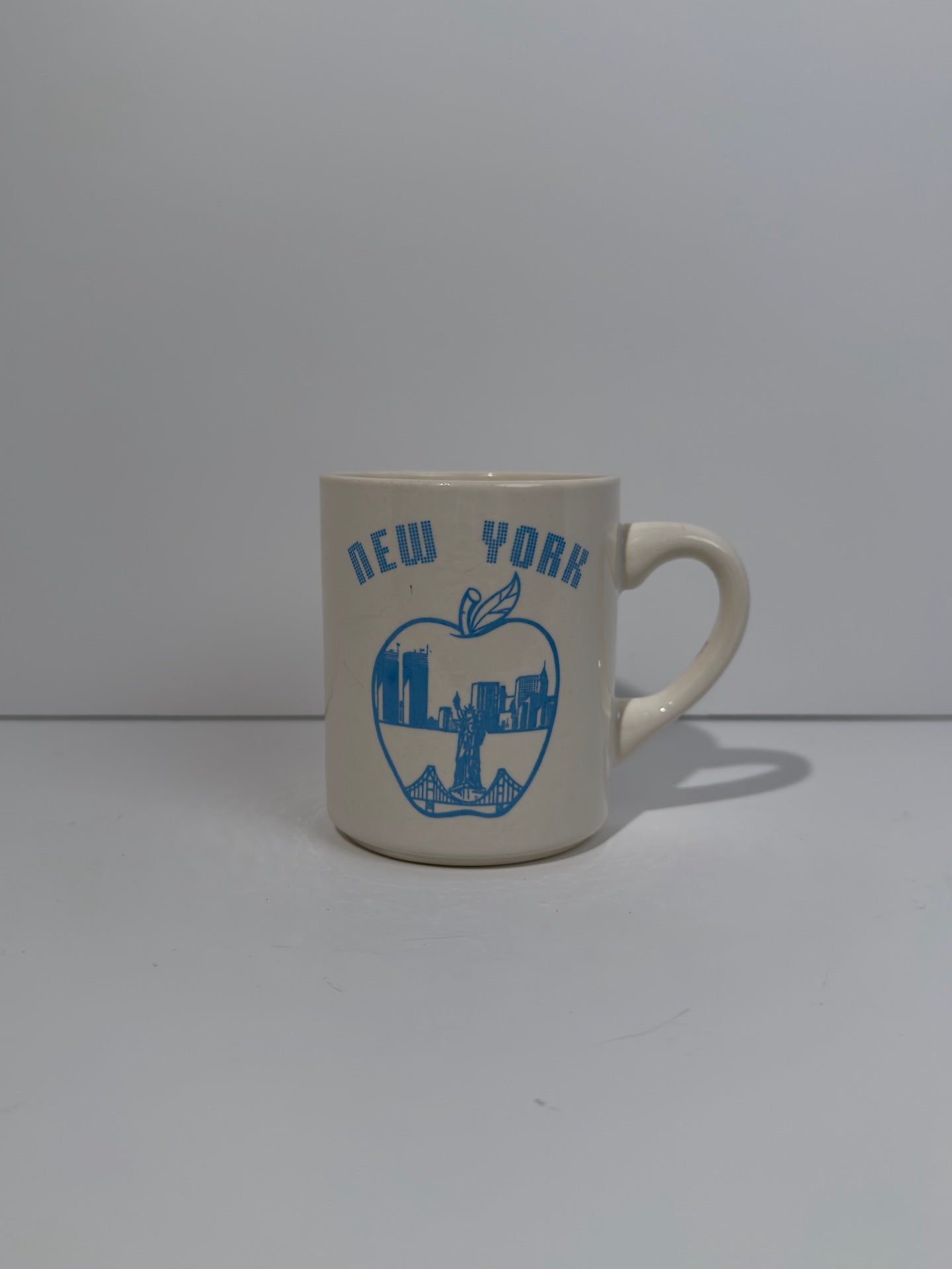 Blue + White New York Mug