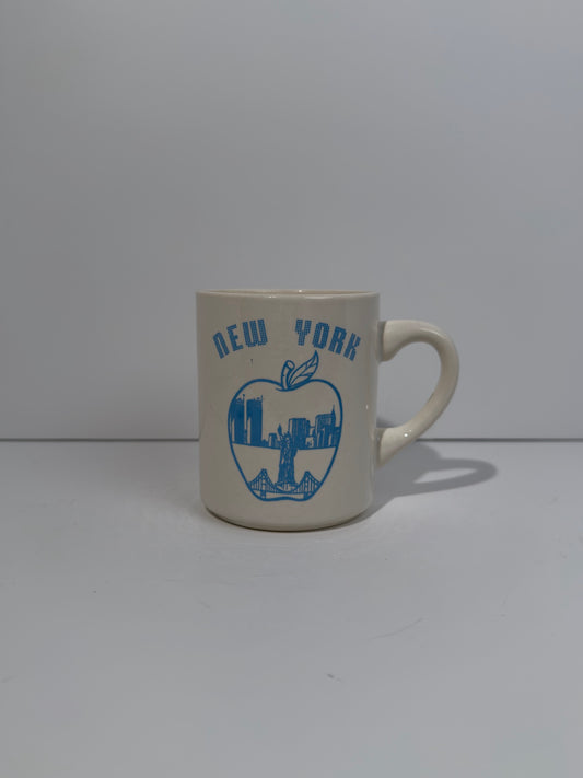 Blue + White New York Mug