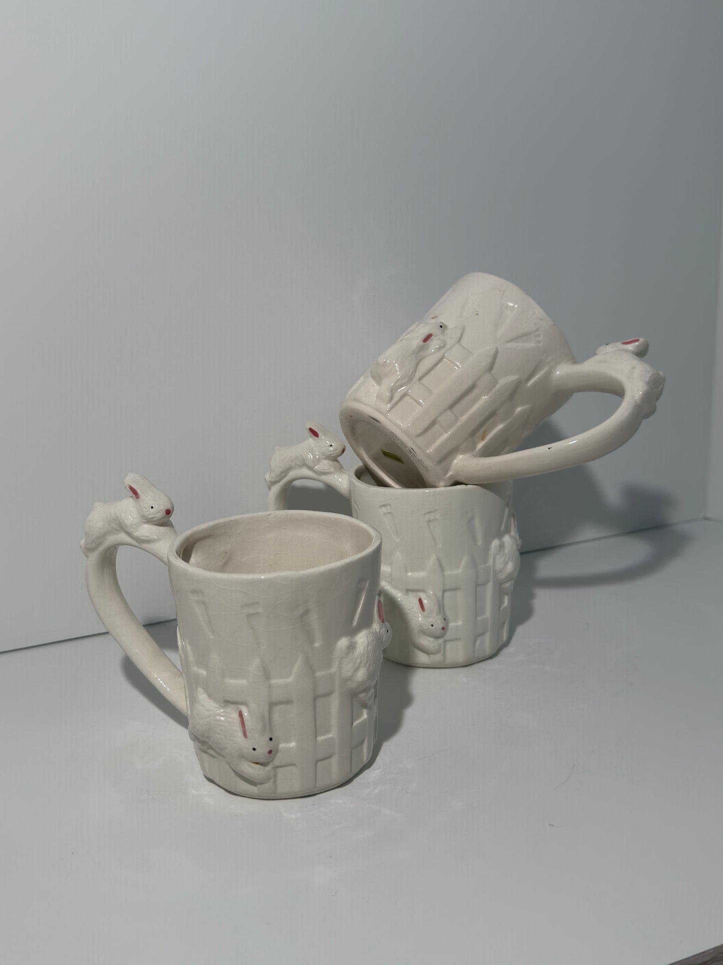 White Ceramic Bunny Mug