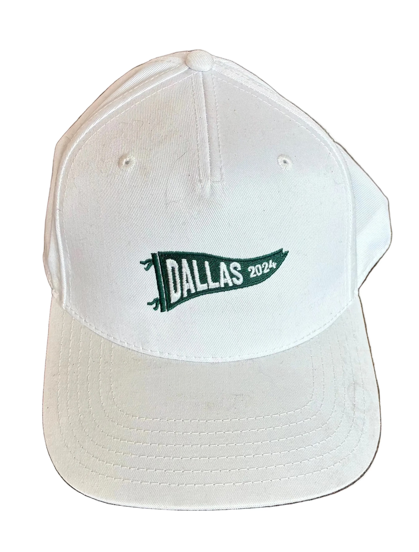 White Dallas Flag Hat