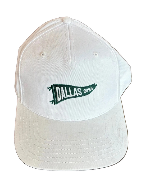 White Dallas Flag Hat