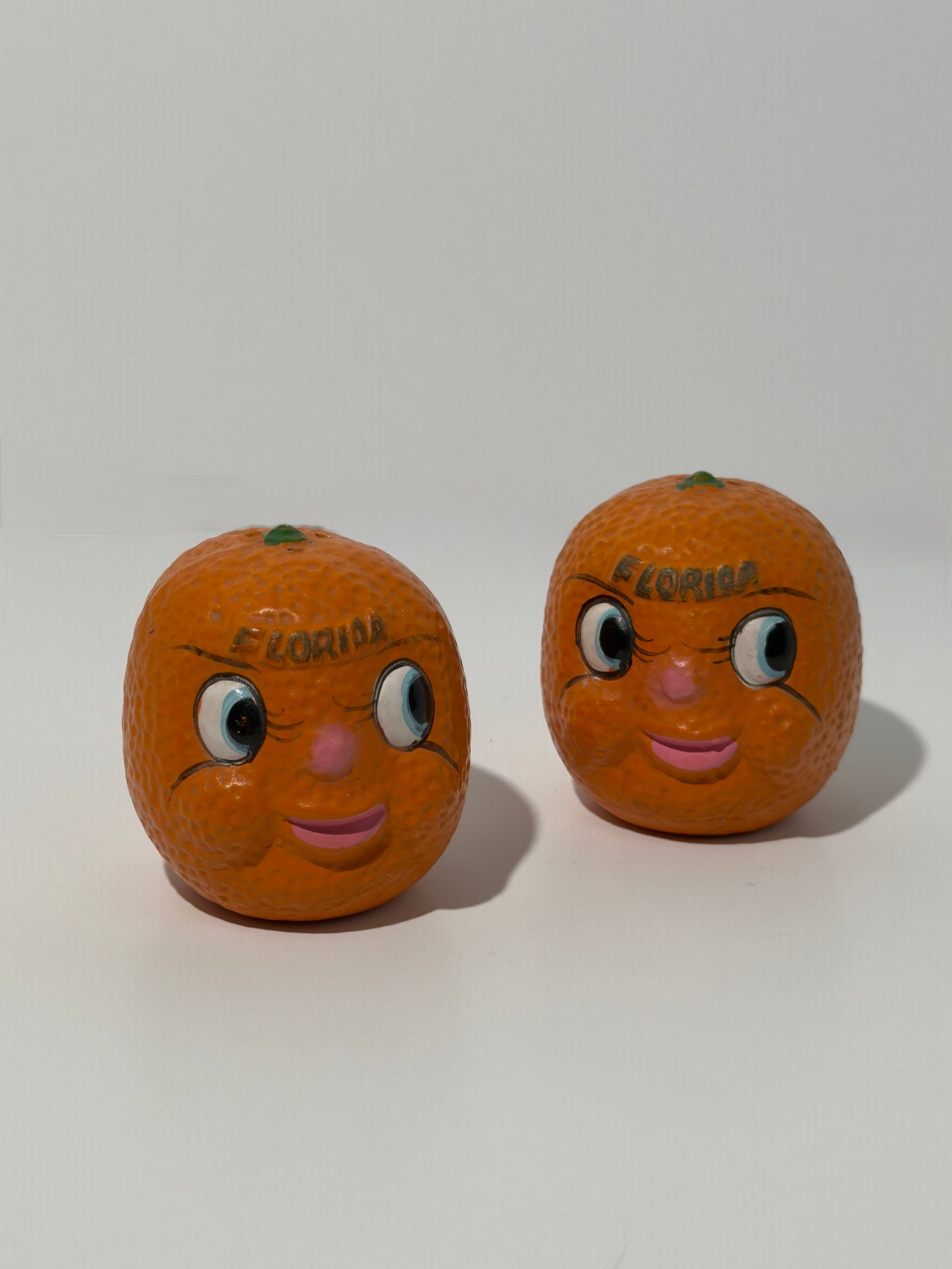Florida Orange Salt + Pepper Shakers