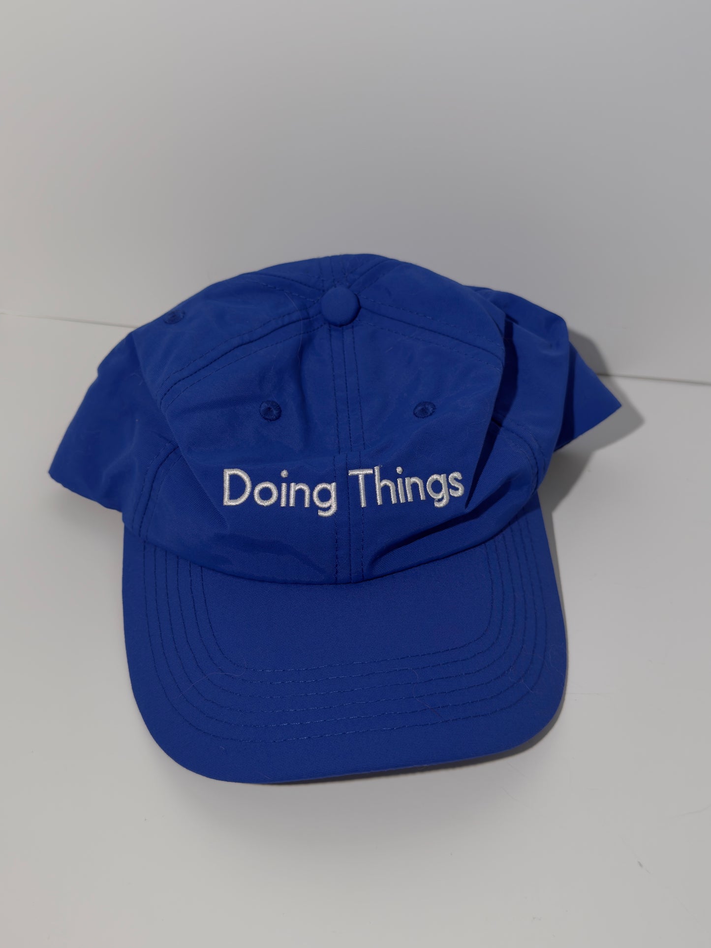 Blue "Doing Things" Dad Hat