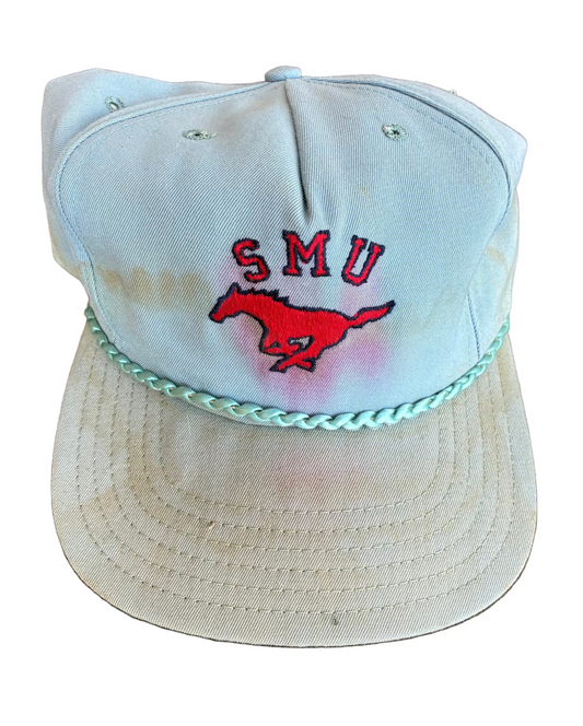 Baby Blue SMU Rope Brim Hat